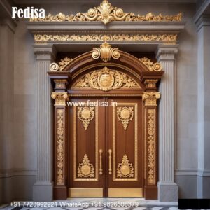 Mandir Door Design, Door Side Wall Design | Designer Wooden Door