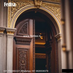 Main Door Design 2123, Glass Door Designs With Aluminium Frame | Designer Wooden Door