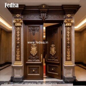 Temple Door Design, Living Room Gate Design | Designer Wooden Door