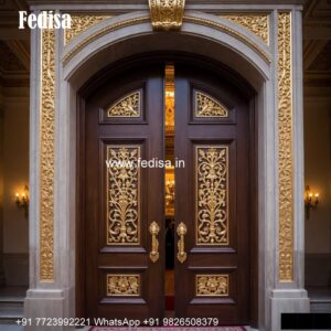 Front Double Door Design, Wood Door Colour Design | Designer Wooden Door