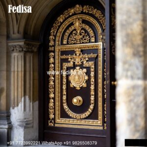 Front Double Door Design, Main Door Side Border Design | Designer Wooden Door