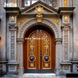 Darwaza Ka Design, Wooden Door Design With Mirror | Designer Wooden Door