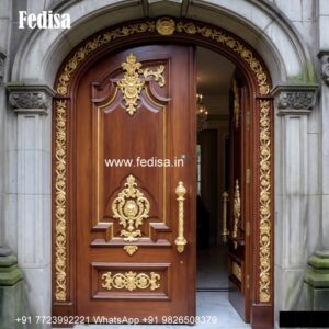 New Jali Door Design 2132, Wooden Arch Door Design | Designer Wooden Door