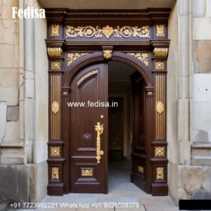 Front Double Door Design, Double Door Grill Gate Design | Designer Wooden Door
