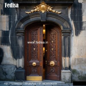 Front Double Door Design, Flush Door Veneer Design | Designer Wooden Door