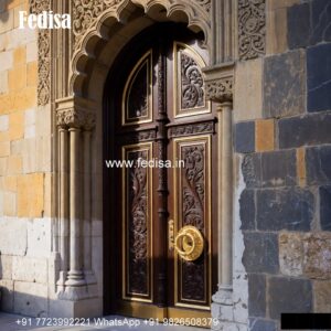 Home Front Door Design, Main Door Safety Grill | Designer Wooden Door