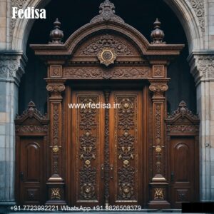 New Jali Door Design 2141, Door Design Latest 2026 | Designer Wooden Door