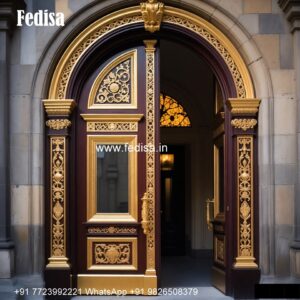 New Jali Door Design 2143, Main Door Design Glass | Designer Wooden Door