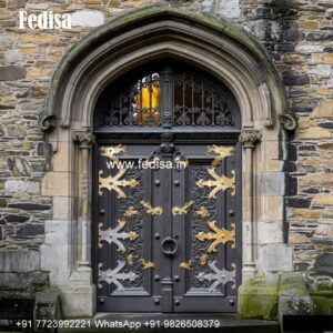 Main Door Design 2146, Entrance Glass Door Design | Designer Wooden Door