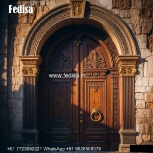 Folding Door Design, Sheesham Wood Door Design | Designer Wooden Door