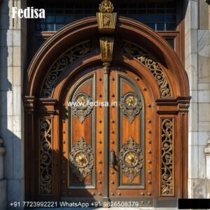 Front Double Door Design, Front Door Designs With Ganesh Price | Designer Wooden Door