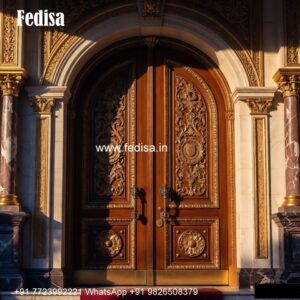 Main Door Design 2150, Stainless Steel Door Grill Design | Designer Wooden Door