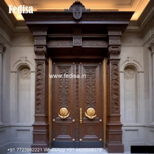 Temple Door Design, Door With Ventilation Design | Designer Wooden Door
