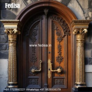Folding Door Design, Double Net Door Design | Designer Wooden Door