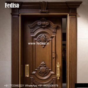 Home Front Door Design, Square Pipe Door Design | Designer Wooden Door