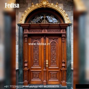 Front Double Door Design, Invisible Door Design | Designer Wooden Door
