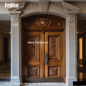 Main Door Design 2163, Clinic Door Design | Designer Wooden Door