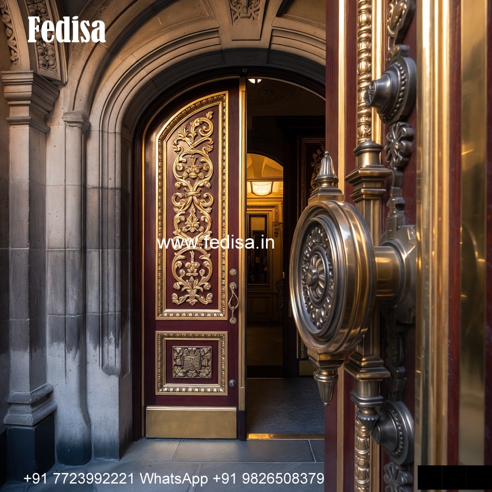 New Jali Door Design 2164, Main Door Side Grill Design | Designer Wooden Door