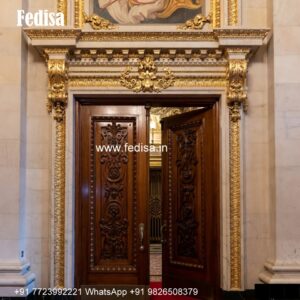 Front Double Door Design, Pooja Mandir Doors | Designer Wooden Door