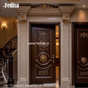 Temple Door Design, Aluminium Room Door Design | Designer Wooden Door