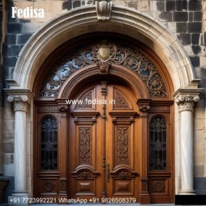 Bathroom Doors Design Latest, Round Door Design For Home | Designer Wooden Door