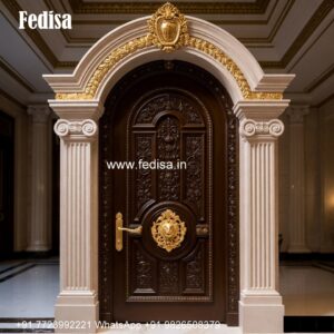 Darwaje Ke Design, Steel Gate Double Door Design | Designer Wooden Door