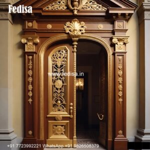 New Jali Door Design 2181, Double Door Cnc Design | Designer Wooden Door