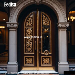 Mandir Door Design, Entrance Grill Gate Design | Designer Wooden Door