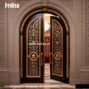 Temple Door Design, Iron Door Chokhat Design | Designer Wooden Door