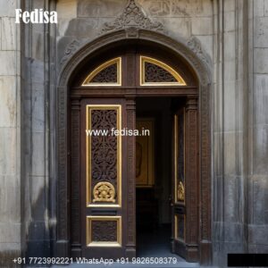 Darwaje Ke Design, Small Kitchen With Bifold Doors | Designer Wooden Door