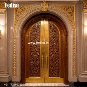 Temple Door Design, Door Ganesh Design | Designer Wooden Door