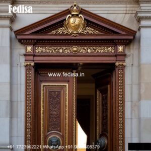 Darwaza Ka Design, Bell Door For Pooja Room | Designer Wooden Door