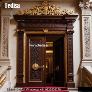 Temple Door Design, Hall Double Door Design | Designer Wooden Door