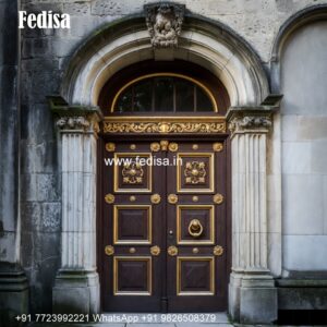 Mandir Door Design, Puja Room Gate Design | Designer Wooden Door