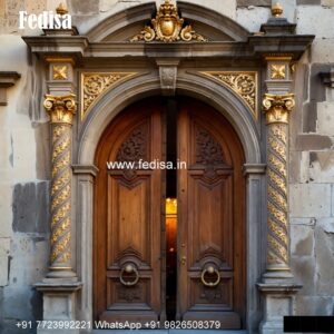 Wooden Jali Double Door Design, Plywood Door Design | Designer Wooden Door