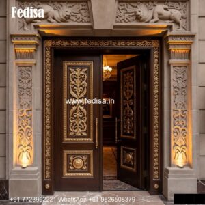 Jali Gate Design, Safety Grill Gate Design For Main Door | Designer Wooden Door
