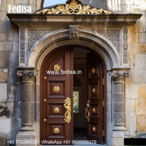 Grill Gate For Main Door, Main Door Grill Designs For Flats | Designer Wooden Door