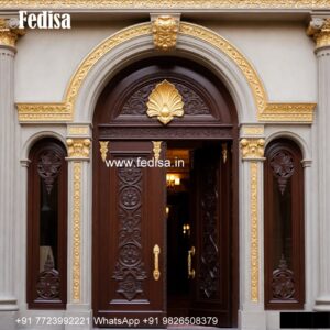 Wooden Jali Double Door Design, French Door Design | Designer Wooden Door