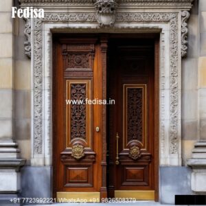 Wooden Jali Double Door Design, Front Double Door Design | Designer Wooden Door