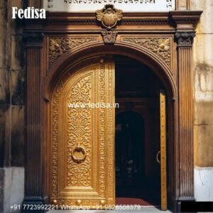 Drawing Room Door Design, Double Door Design 2026 | Designer Wooden Door