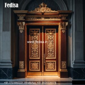 Safety Door Grill Designs For Flats, Teak Wood Main Door Design | Designer Wooden Door