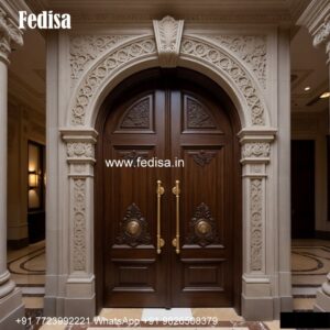 Safety Door Grill Designs For Flats, Main Door Design Iron | Designer Wooden Door