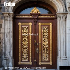 Grill Gate For Main Door, Wooden Front Door Design | Designer Wooden Door