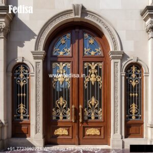 Safety Door Grill Designs For Flats, Traditional Door Design | Designer Wooden Door