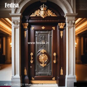 Safety Door Grill Designs For Flats, Iron Grill Door Price | Designer Wooden Door