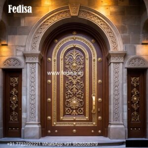 Grill Gate For Main Door, Double Door Design 2026 | Designer Wooden Door