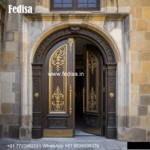 Drawing Room Door Design, Steel Gate Design Double Door | Designer Wooden Door