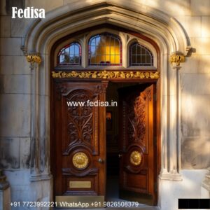 Modern Jali Door Design, Office Glass Door Design | Designer Wooden Door