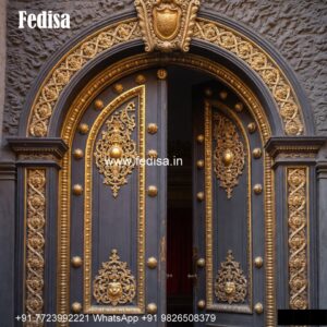 Drawing Room Door Design, Main Door With Window Design | Designer Wooden Door