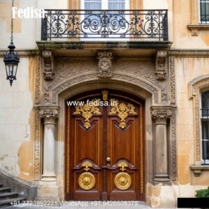 Safety Door Grill Designs For Flats, Shutter Door Design | Designer Wooden Door